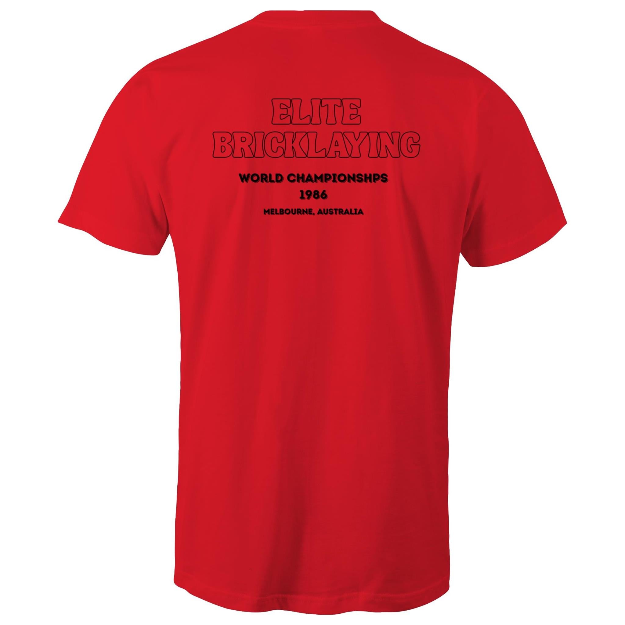 Elite Bricklaying World Championships - AS Colour Staple - Mens T-Shirt
