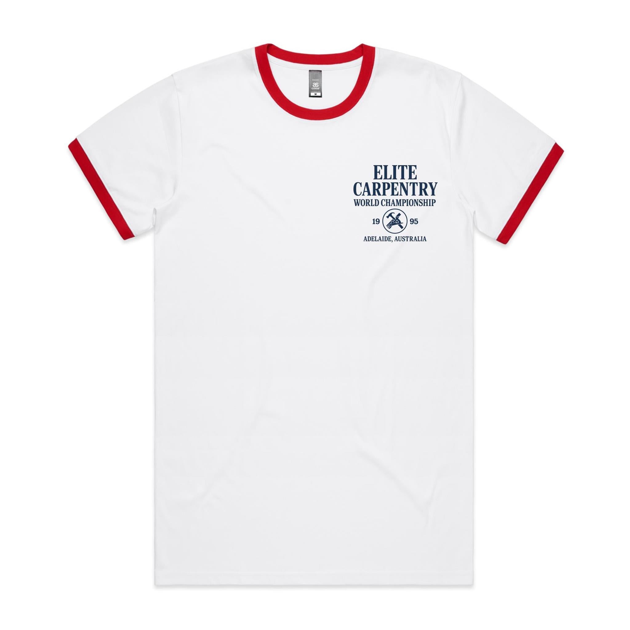 Elite Carpentry World Championship - AS Colour Staple Ringer Tee