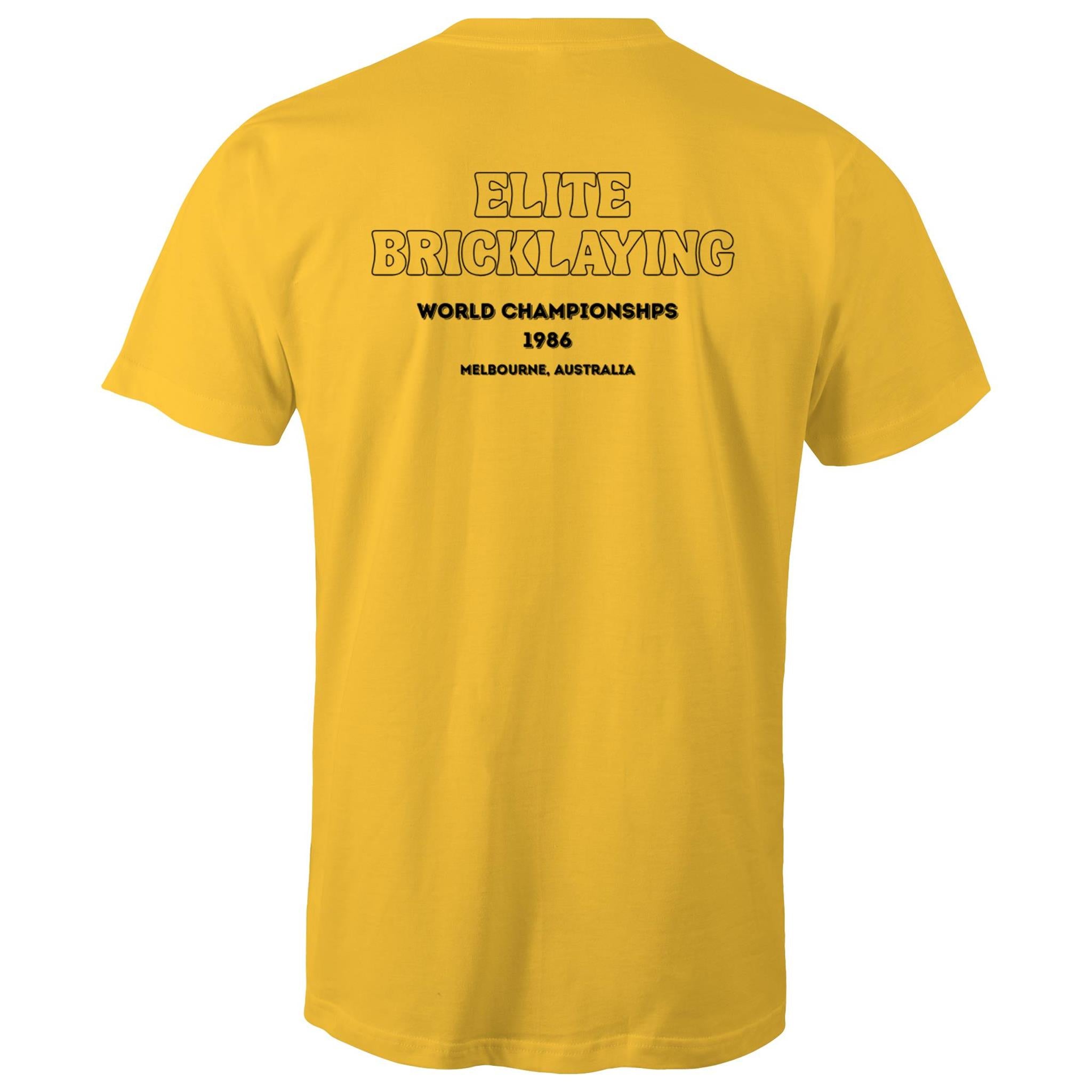Elite Bricklaying World Championships - AS Colour Staple - Mens T-Shirt