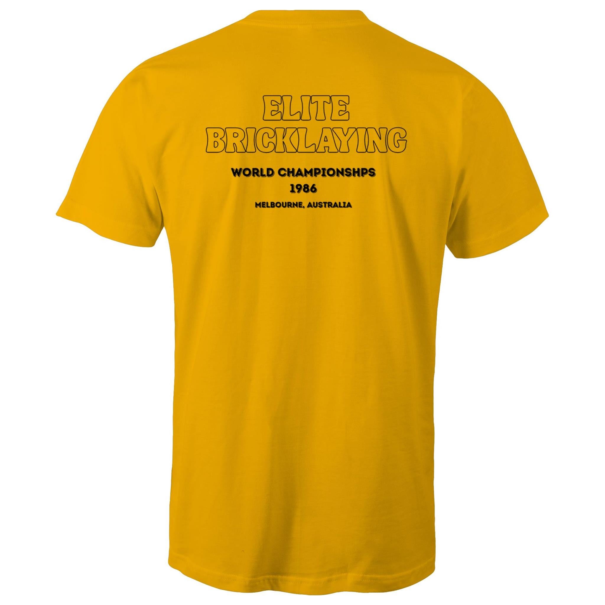 Elite Bricklaying World Championships - AS Colour Staple - Mens T-Shirt
