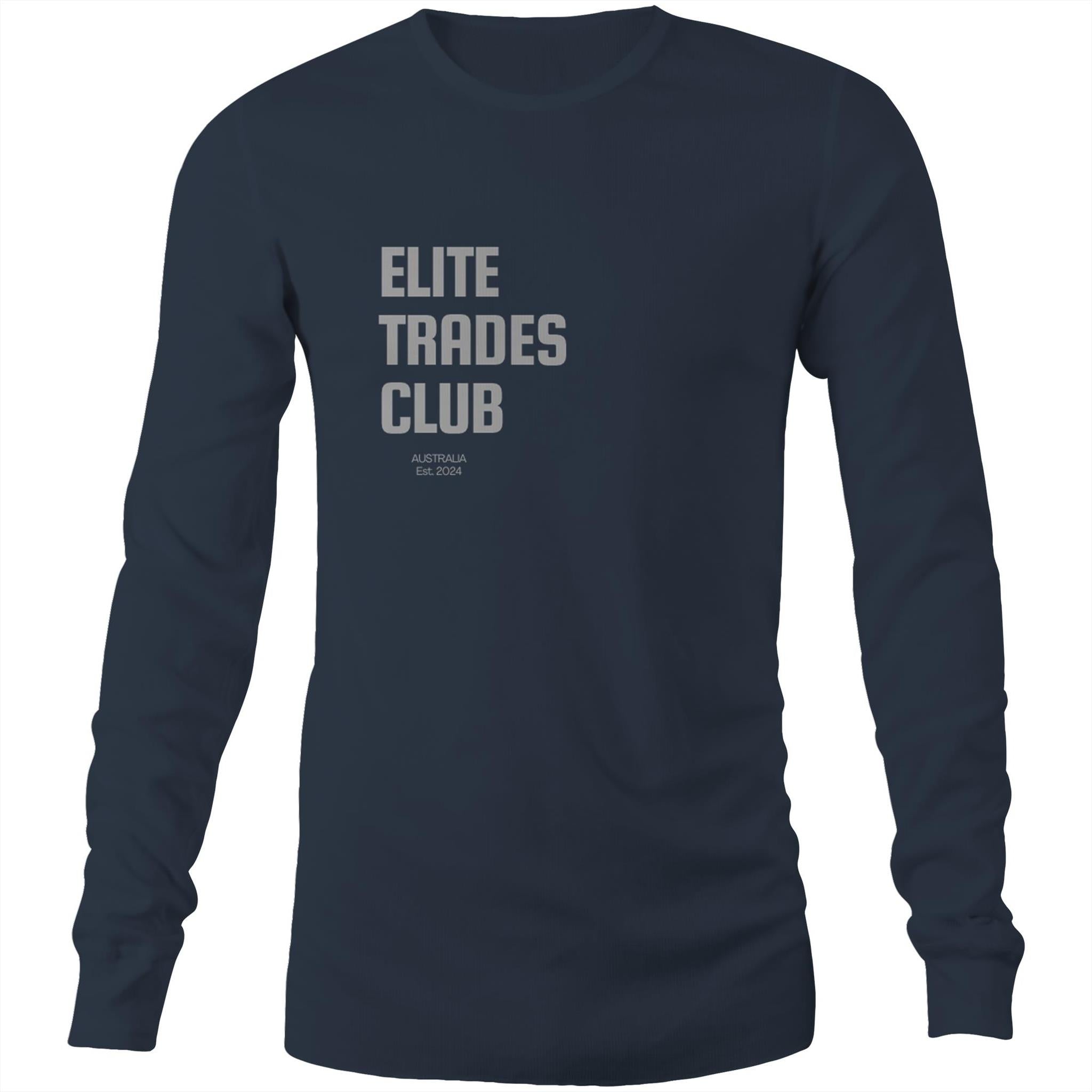 Stealth Elite Trades Club- Mens Long Sleeve T-Shirt